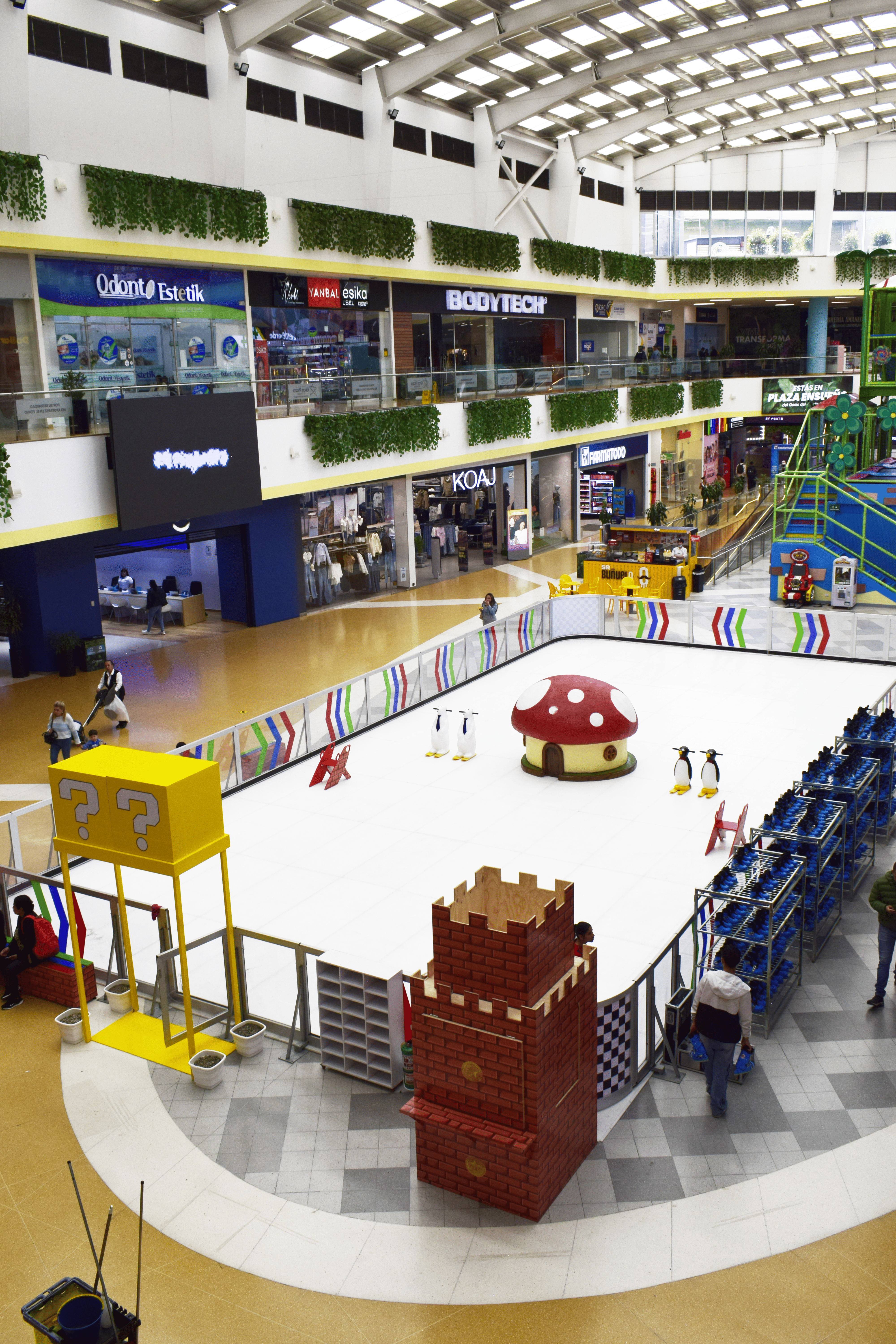 Pista de patinaje ecológica